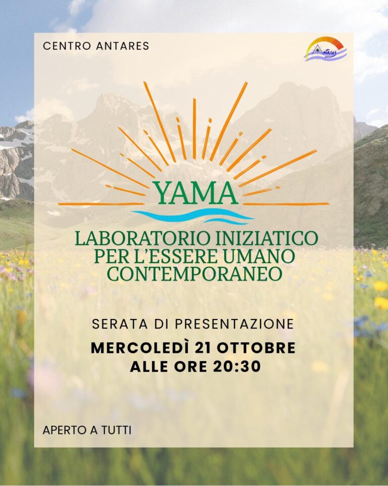 PROGETTO DI CULTURA INIZIATICA YAMA